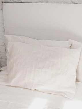 Linen Pillowcase | White