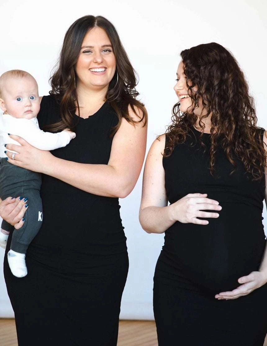 Little Breastfeeding Dress | Black
