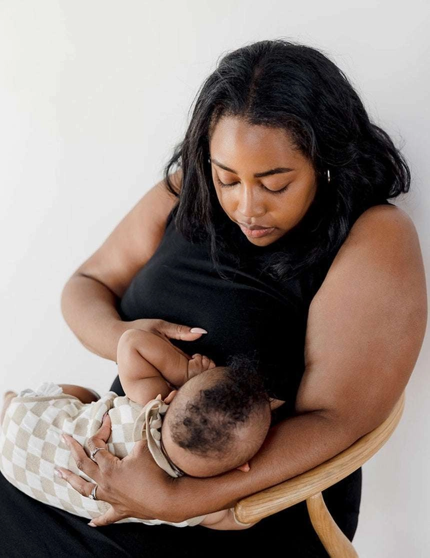 Little Breastfeeding Dress | Black