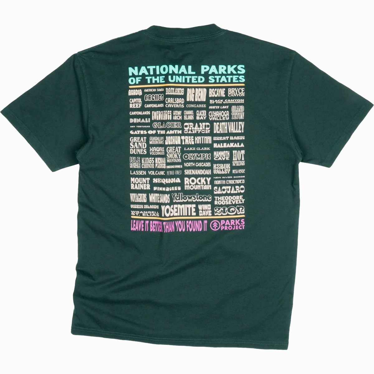 Men's National Parks Lineup Pocket Tee