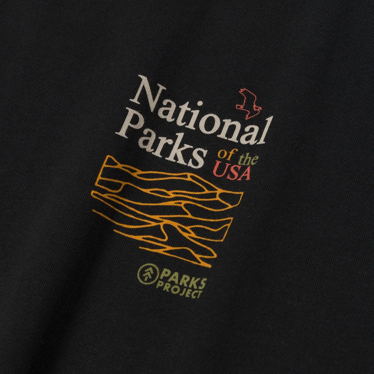 National Park Outline Checklist Tee