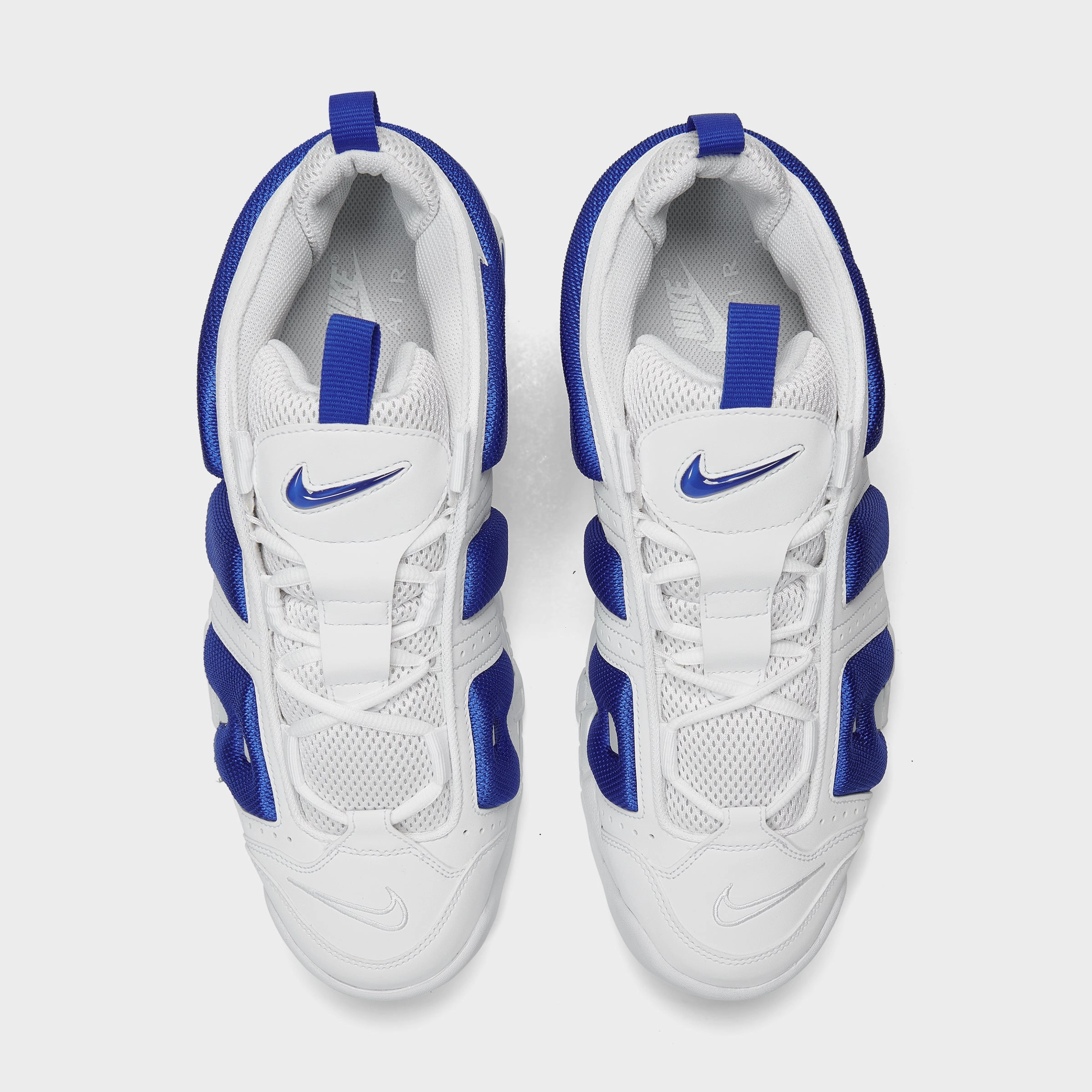 Nike Air More Uptempo Low White / Hyper Royal - Psychic Blue