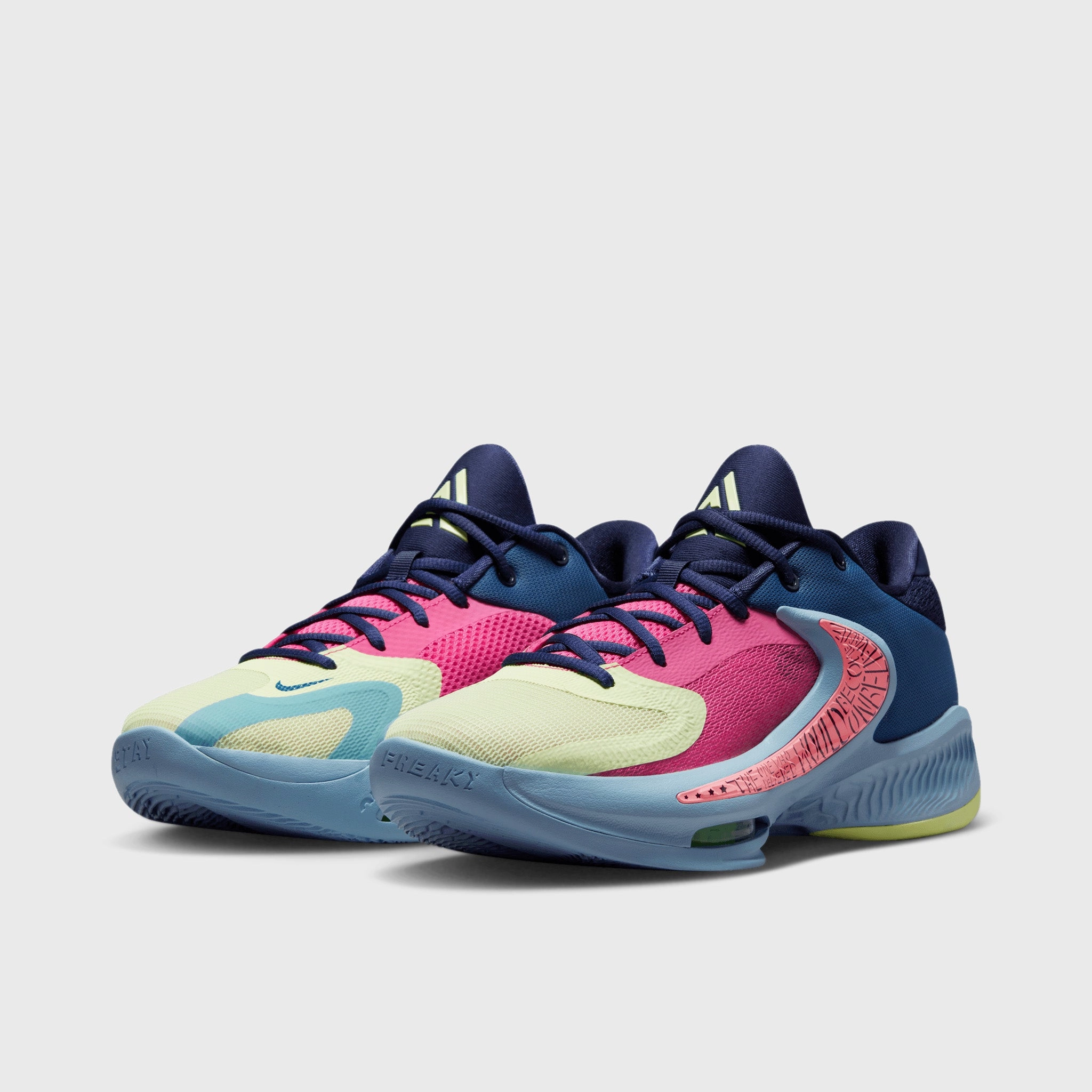 Nike Zoom Freak 4 NRG Dark Marina Blue / Barely Volt - Pink Gaze