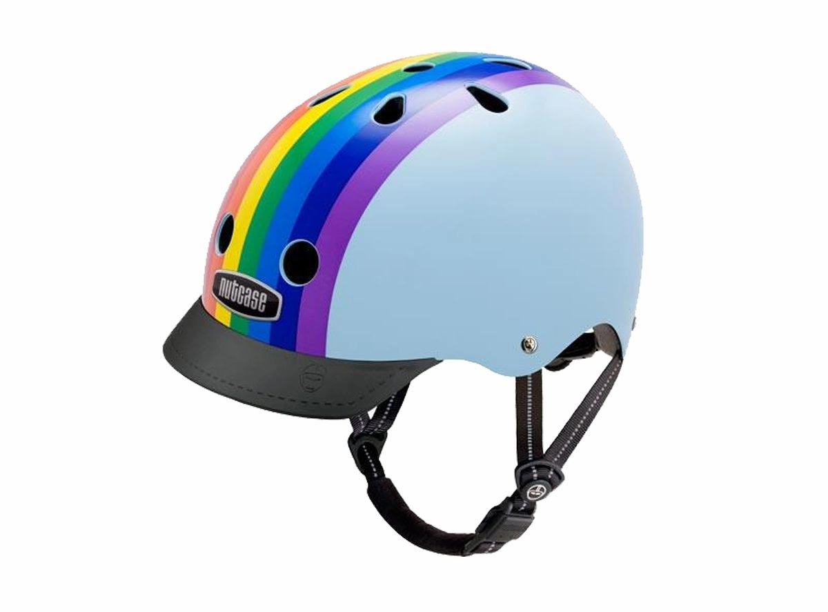 Nutcase Rainbow Sky Street Urban Helmet - Blue-Rainbow