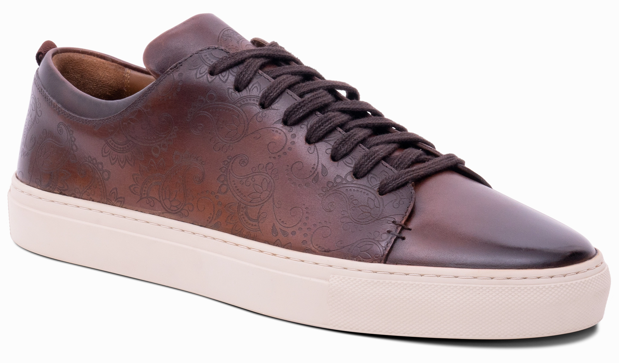 Paisely - Chestnut Hand Painted