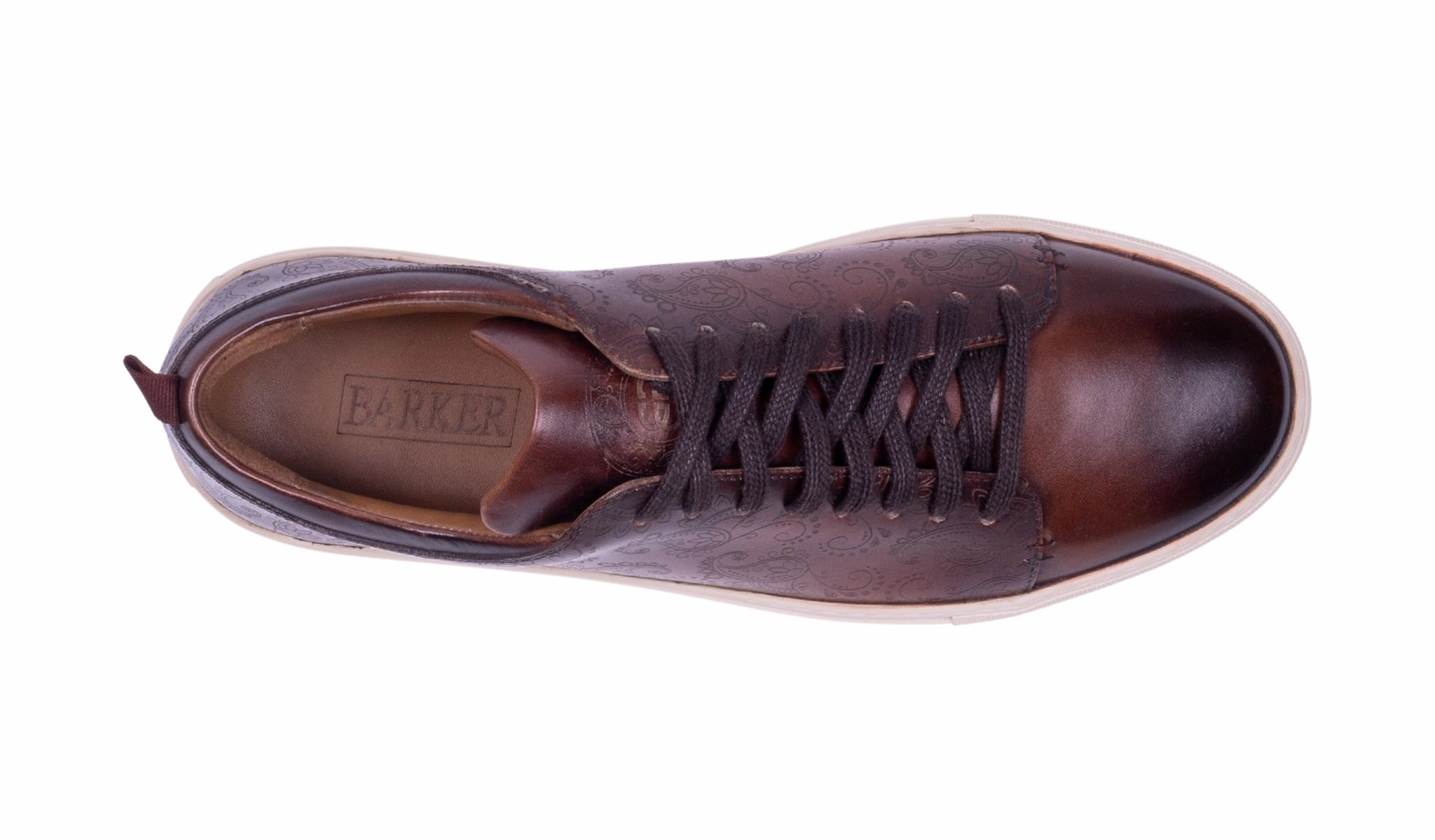 Paisely - Chestnut Hand Painted