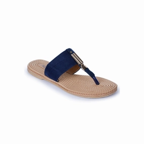 Senorita Casual Blue Slipper For Women M1-30 By Liberty
