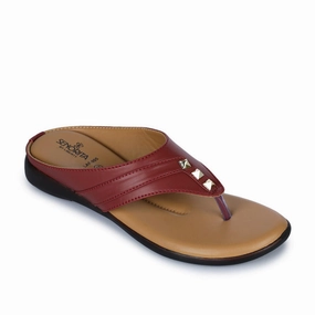 Senorita Casual (Cherry) Slipper For Women LAF-905 By Liberty