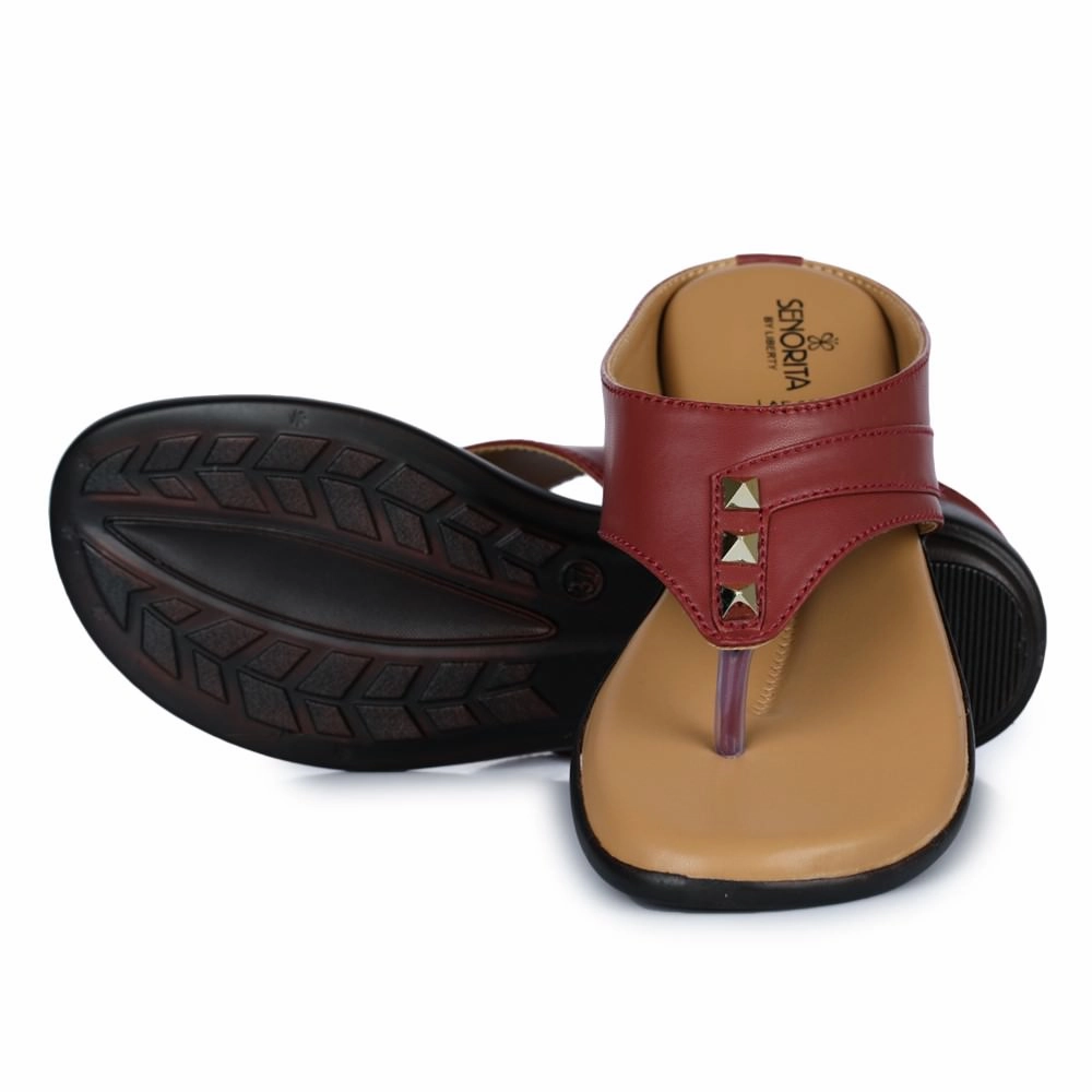 Senorita Casual (Cherry) Slipper For Women LAF-905 By Liberty