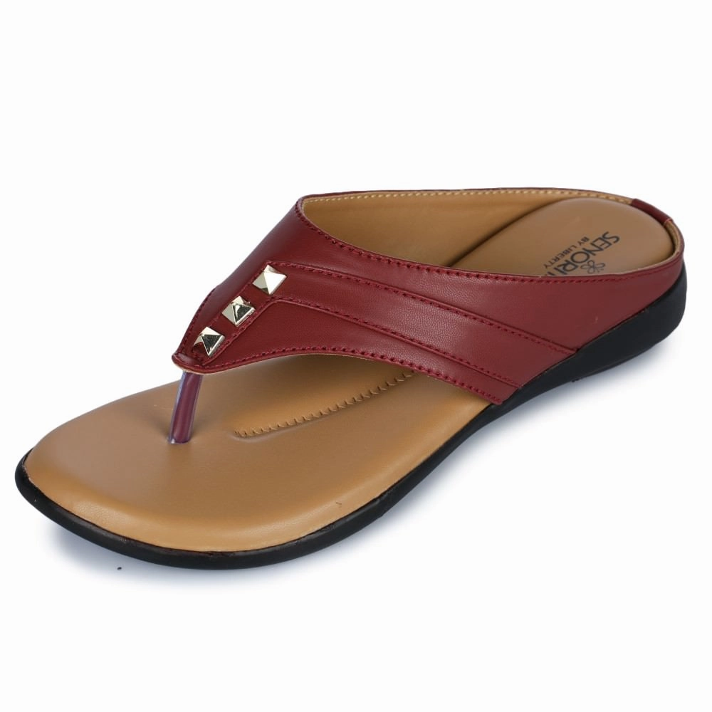 Senorita Casual (Cherry) Slipper For Women LAF-905 By Liberty