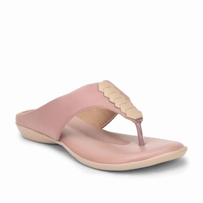Senorita Formal Pink Flat Slipper For Women MK-201 By Liberty