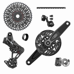 SRAM X0 T-Type 36t Chainring, 160mm Crankarms, Pedal Assist Groupset
