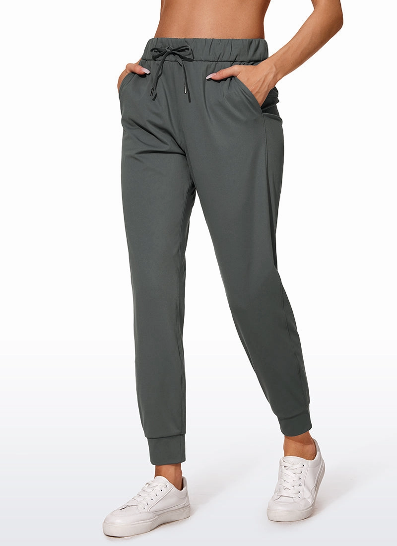 Stretch Drawstring Jogger with Pockets 27''
