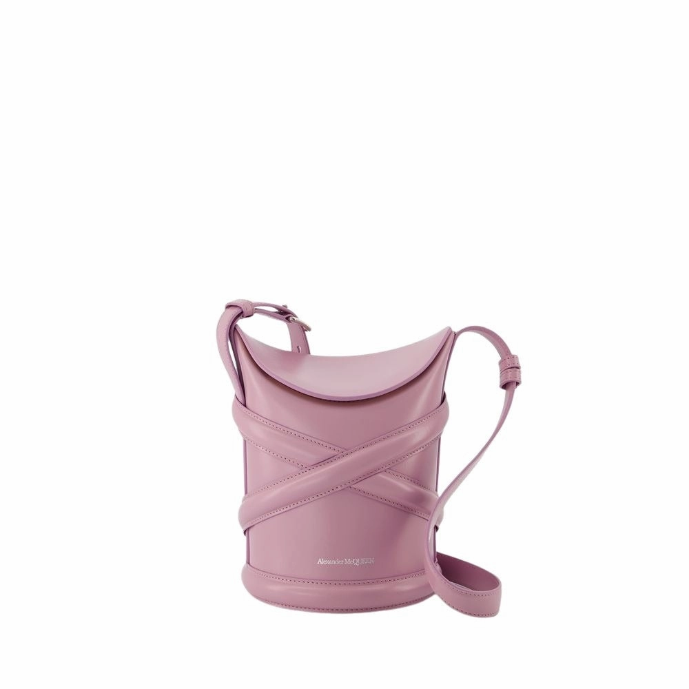 The Curve Hobo Bag  - Antic Pink - Leather