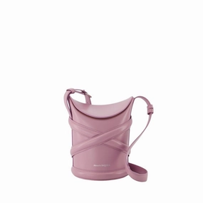The Curve Hobo Bag  - Antic Pink - Leather