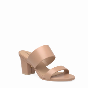 The Slide - Latte Leather 3 Block
