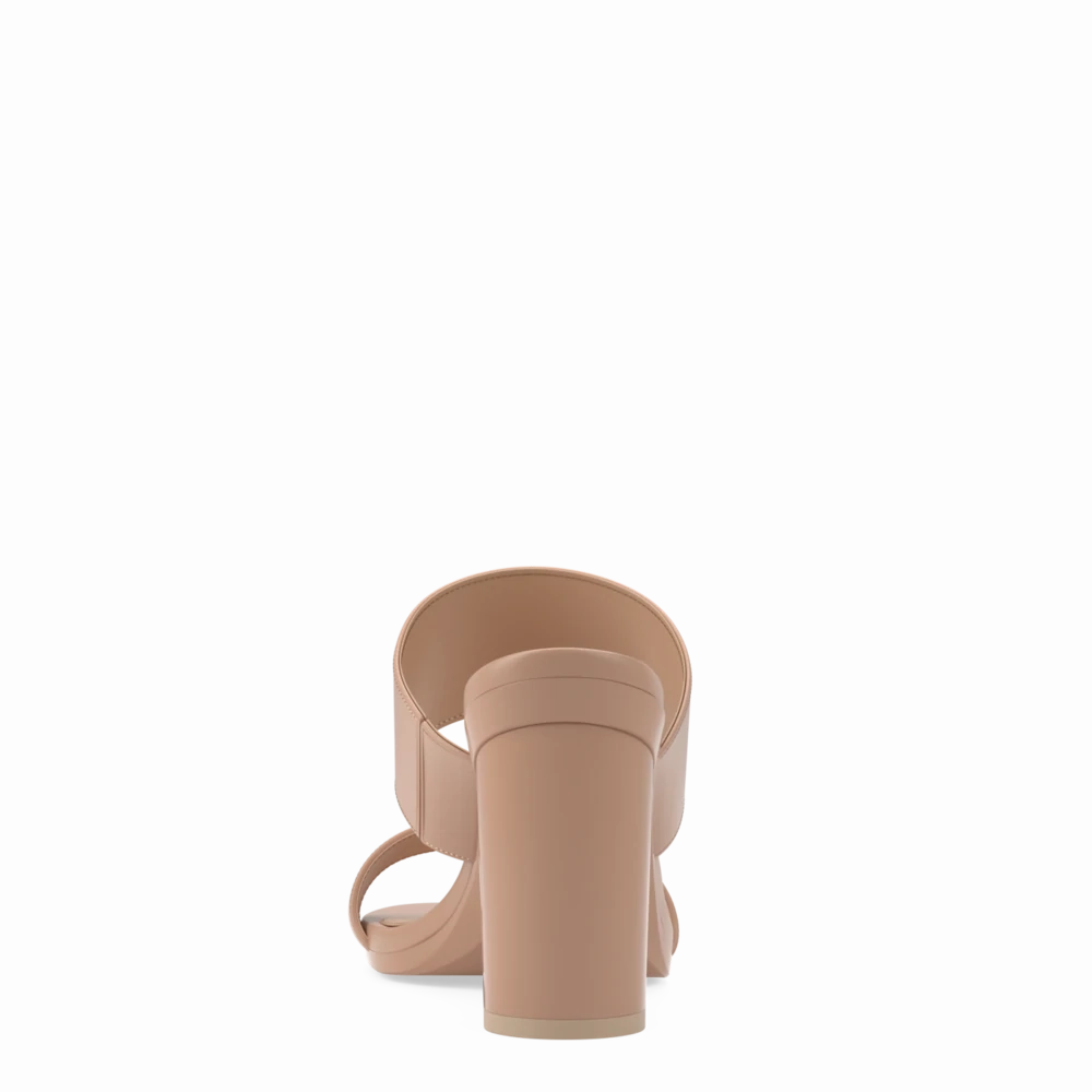 The Slide - Latte Leather 4 Block