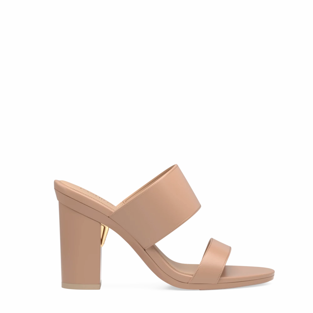 The Slide - Latte Leather 4 Block