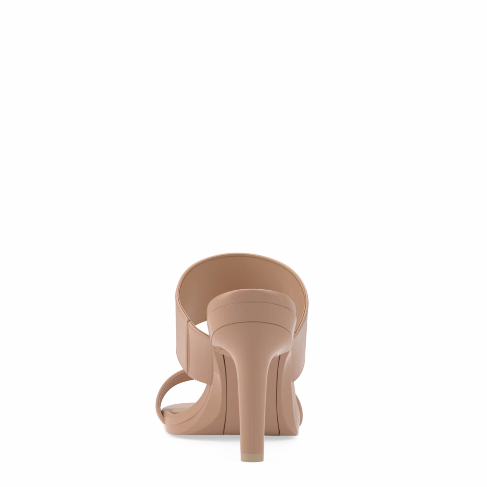 The Slide - Latte Leather 4 Stiletto