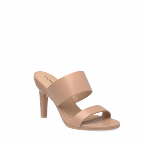 The Slide - Latte Leather 4 Stiletto
