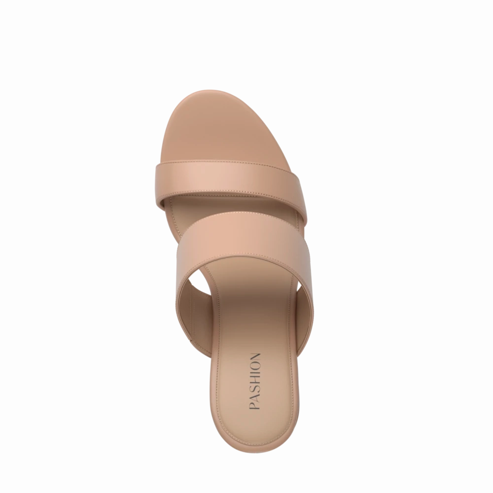 The Slide - Latte Leather