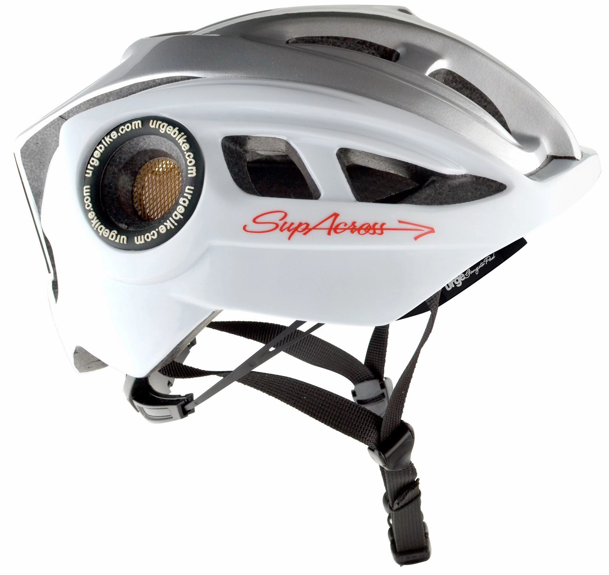 Urge Supacross XC Helmet - White-Silver