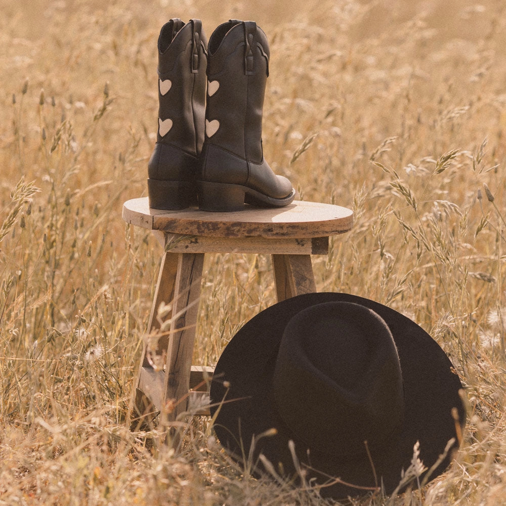 Western Boot - Black - FINAL SALE