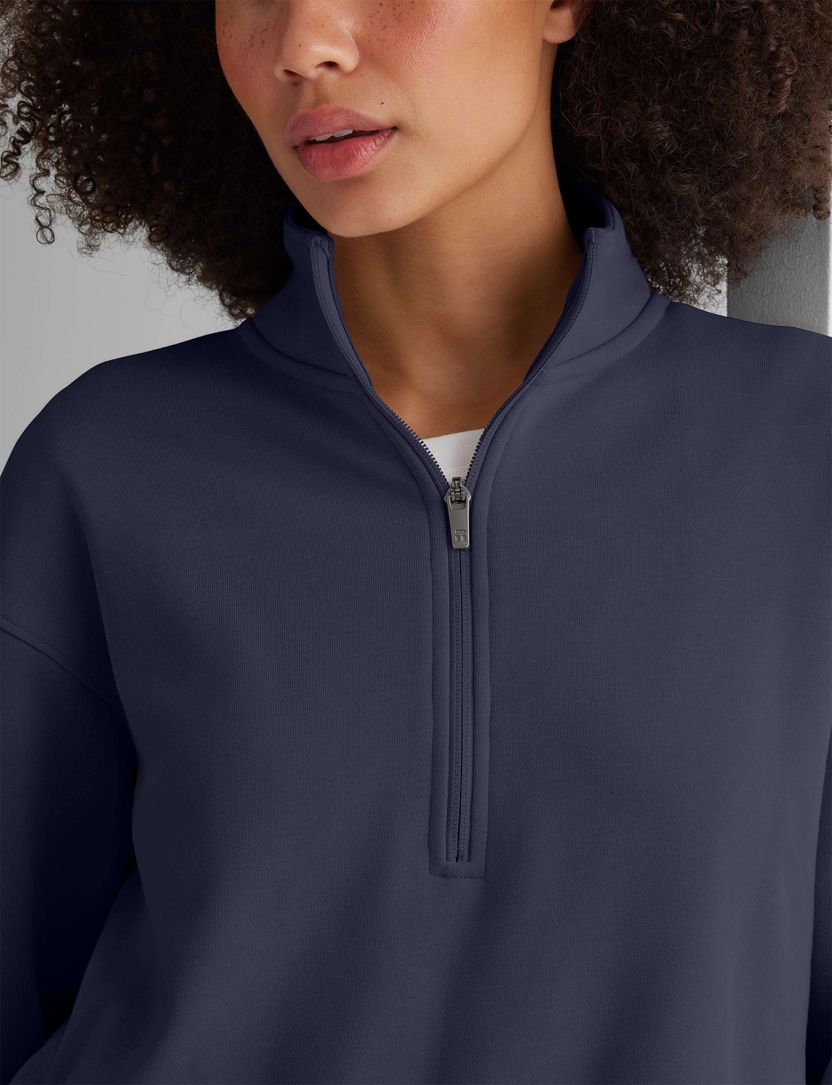 Women's French Terry Half-Zip Sweatshirt