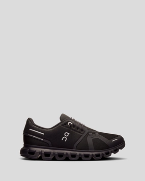 Women's On Running Cloud 6 Running Shoes - Black/Black
