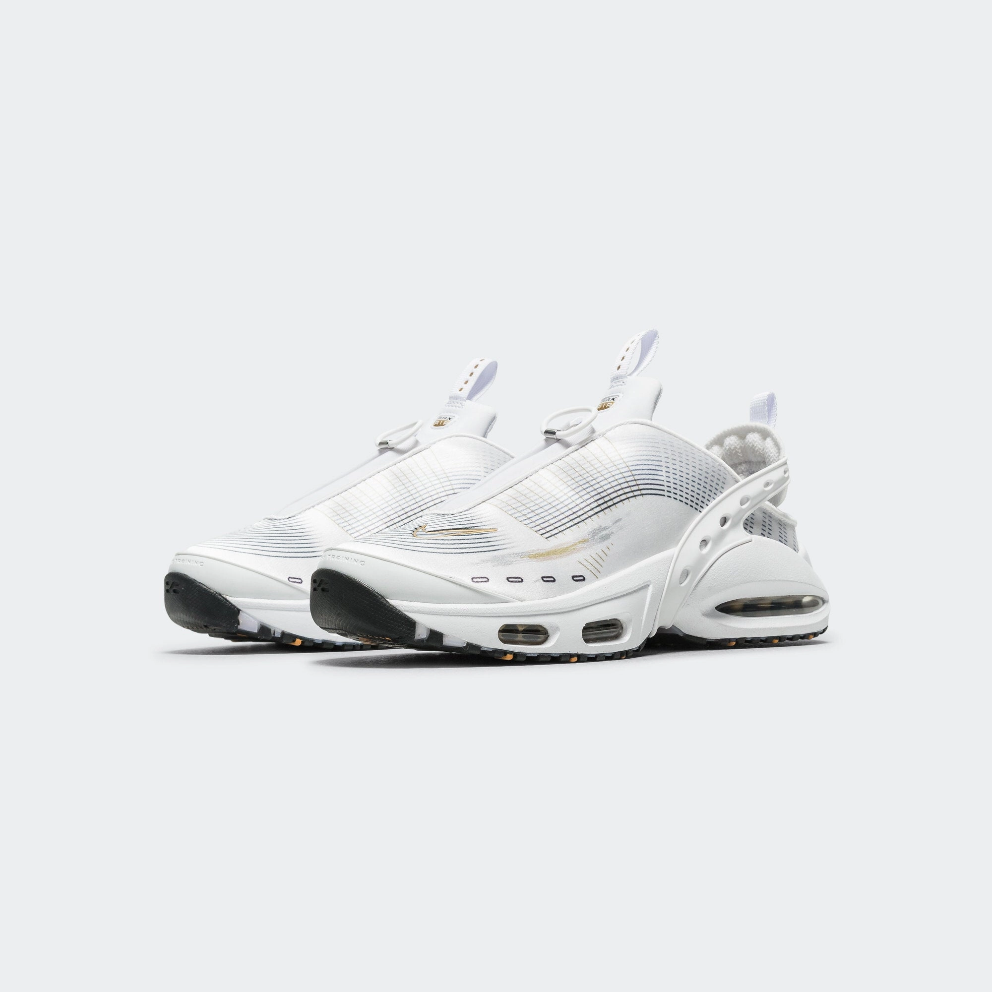 Womens Air Max Craze - White/Metallic Gold-Black-Copper Moon