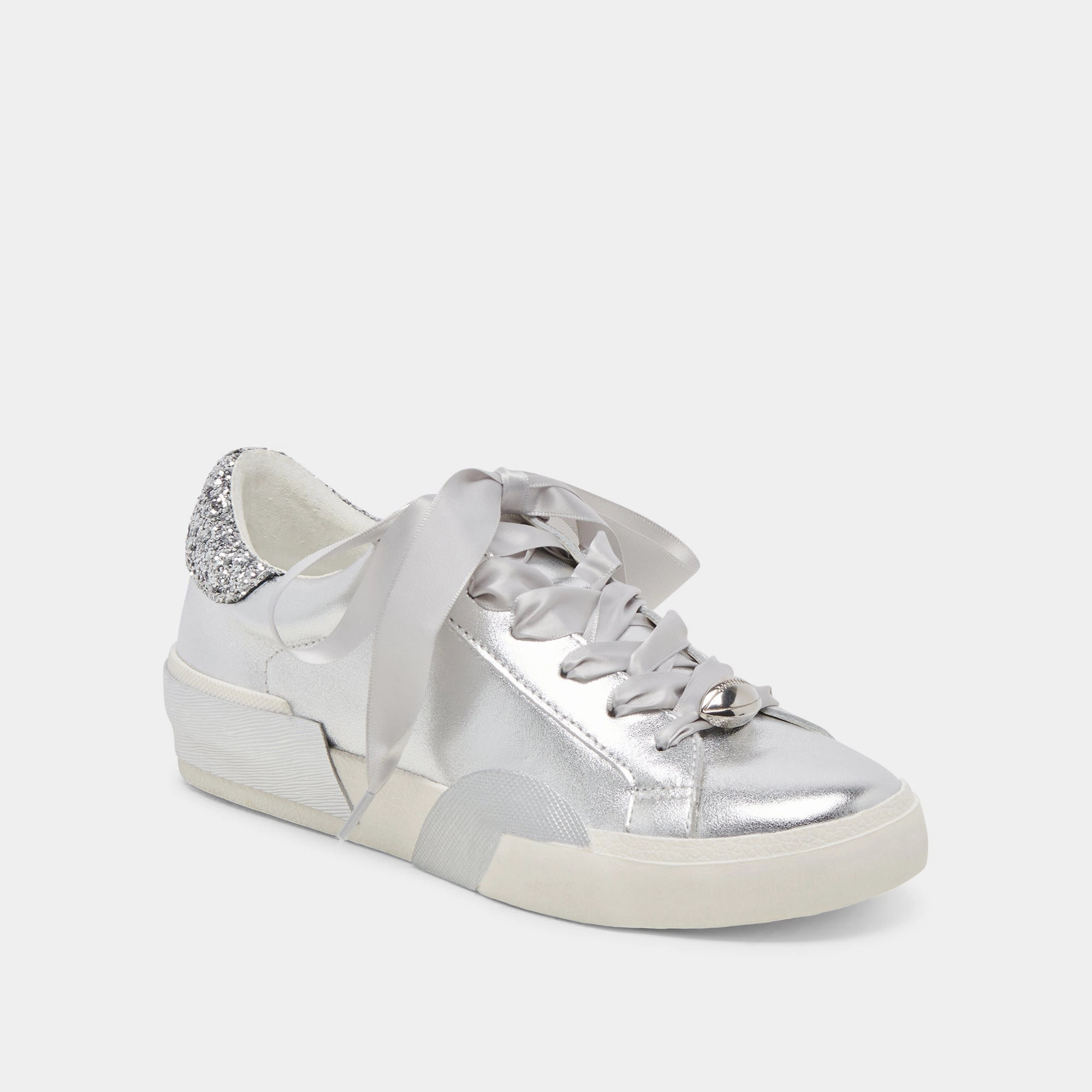 ZINA GAMEDAY SNEAKERS SILVER MULTI LEATHER