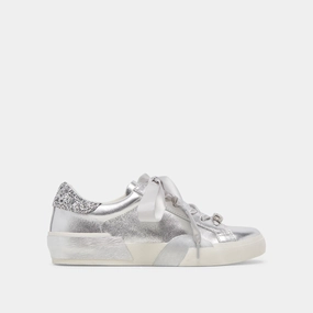 ZINA GAMEDAY SNEAKERS SILVER MULTI LEATHER