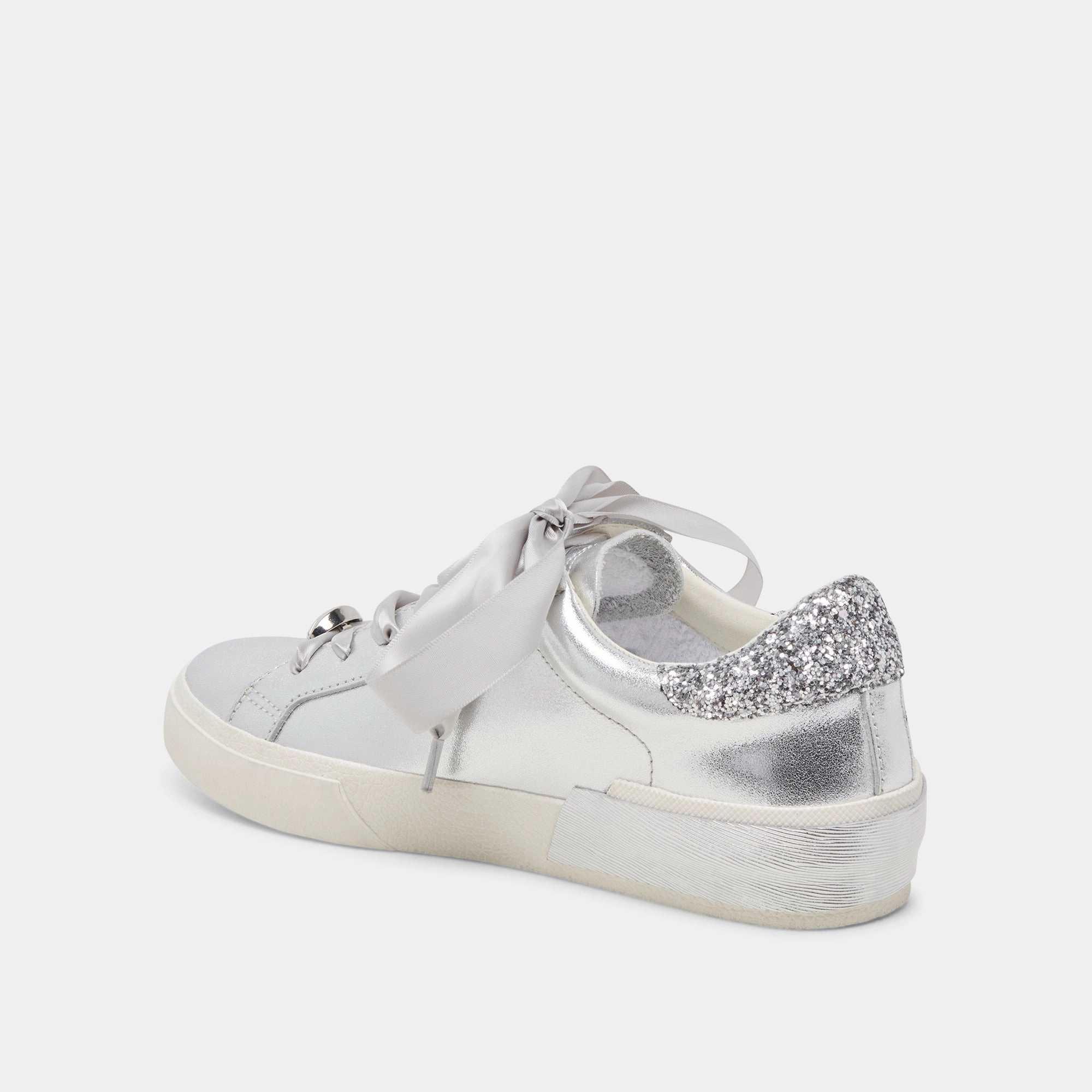 ZINA GAMEDAY SNEAKERS SILVER MULTI LEATHER